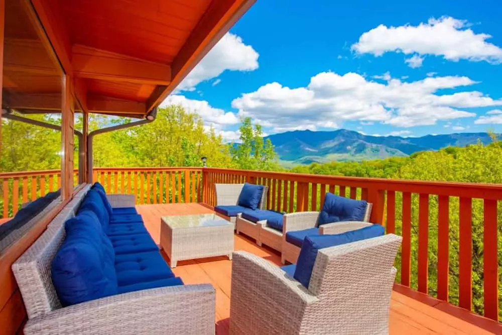 gatlinburg cabin with mountain view