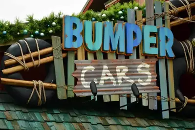 bumper cars the island