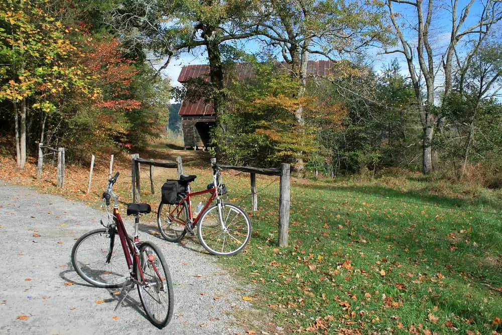 bikes in Cades Cove