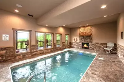 the three little bears gatlinburg cabin with an indoor pool