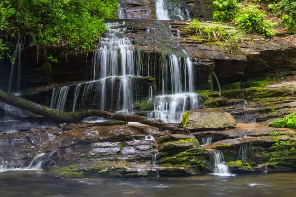 Tom Branch Falls waterfall in the smokies