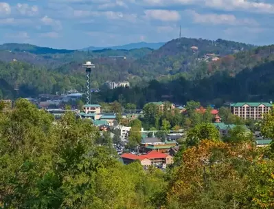 View from Gatlinburg scenic overlook