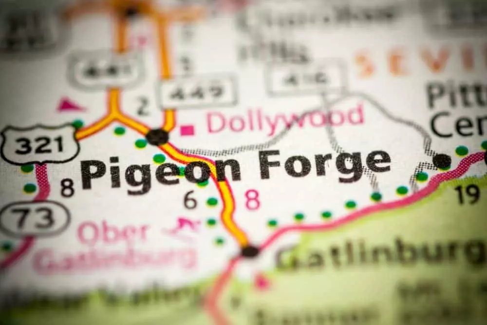 pigeon-forge-map