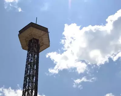 The Gatlinburg Space Needle on a beautiful day.