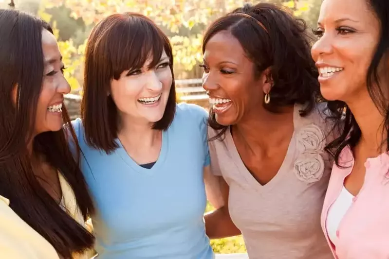 Group of women celebrating bachelorette at a Gatlinburg TN cabin