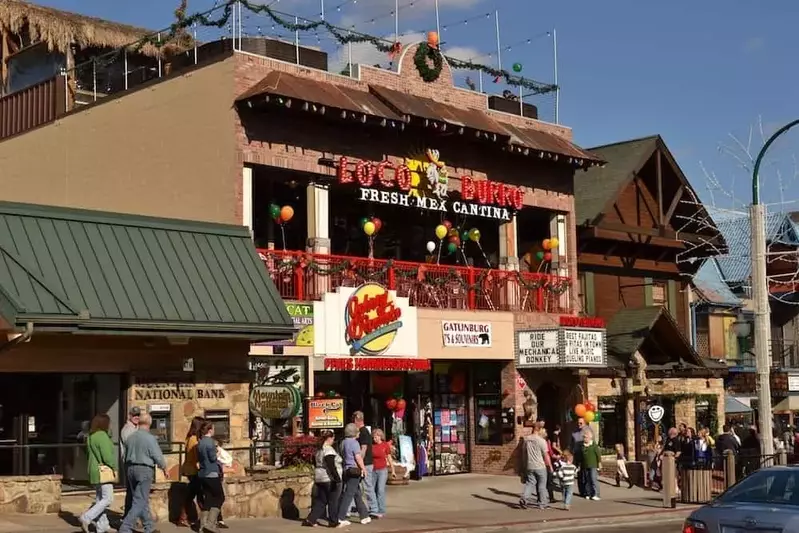 Loco Burro Fresh Mex Cantina in Gatlinburg.