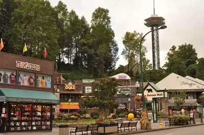 The Reagan Terrace Mall in Gatlinburg.