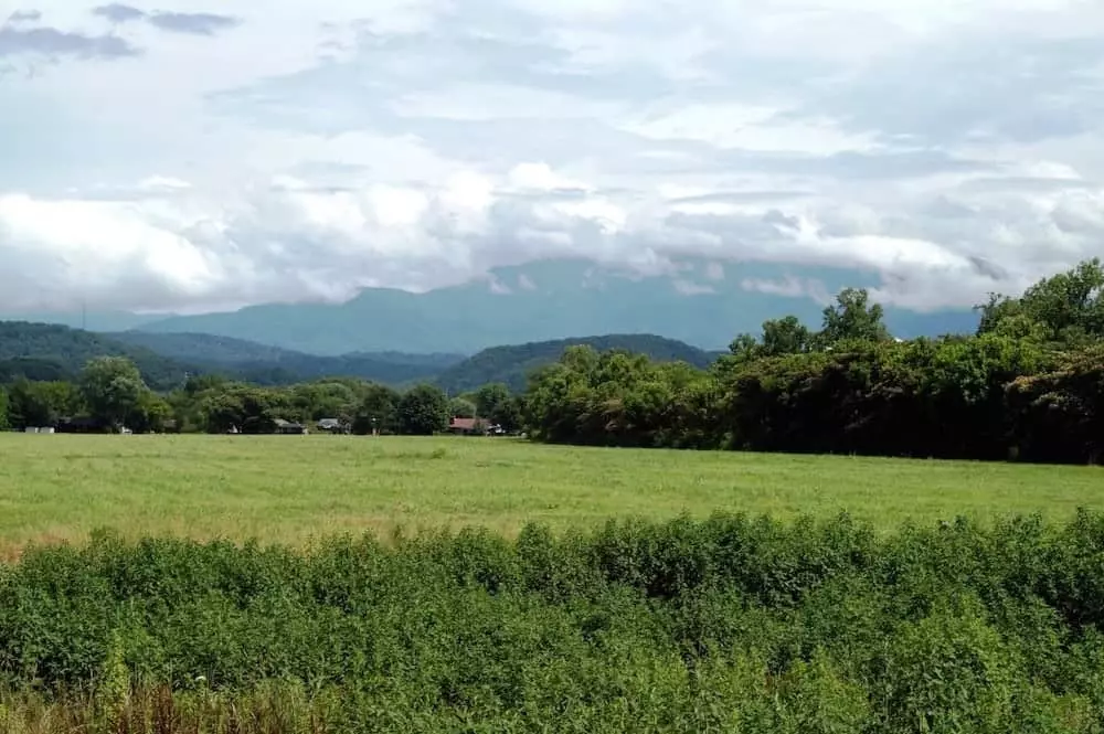 The Smoky Mountains in Pigeon Forge TN.