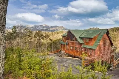 Peek-a-View Pigeon Forge cabin rental view