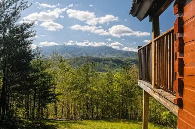 Smoky Mountain cabin rentals with a view Eagles View cabin in Gatlinburg