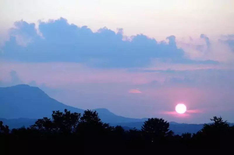 View of Smoky Mountains from Pigeon Forge