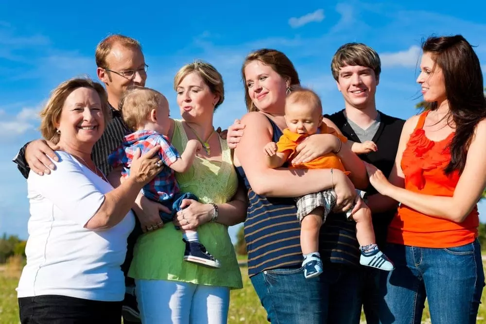 Multi-family vacation woth cute babies in Gatlinburg, TN