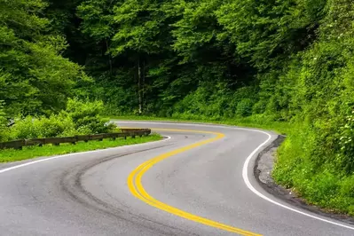 Newfound Gap Road in the Smoky Mountains