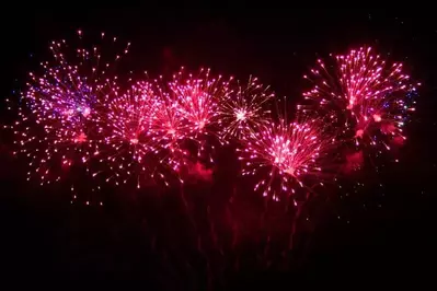 Pink fireworks