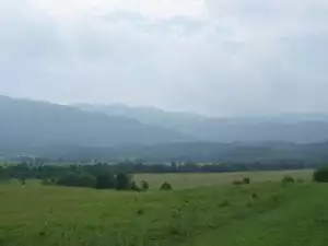 Cades Cove in the Great Smoky Mountains