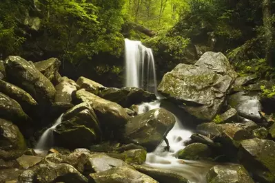 Grotto Falls in the Smoky Mountains